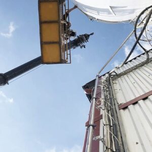 مراحل نصب تانکر هوایی